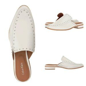 Calvin Klein Women's Floral Cow Ashina Plat. White